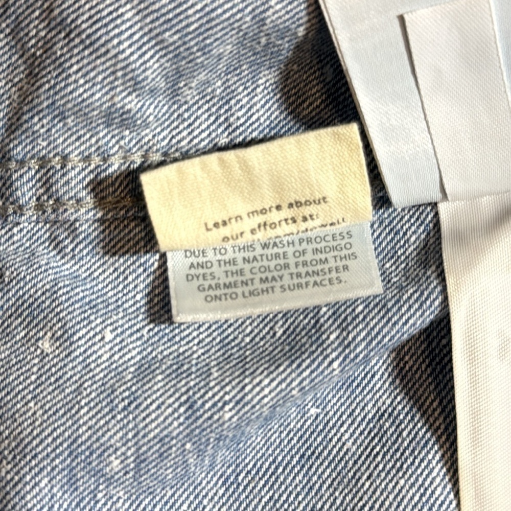 Madewell Denim Snap-Button Western Shirt in Percy Wash size XXS - Picture 12 of 12